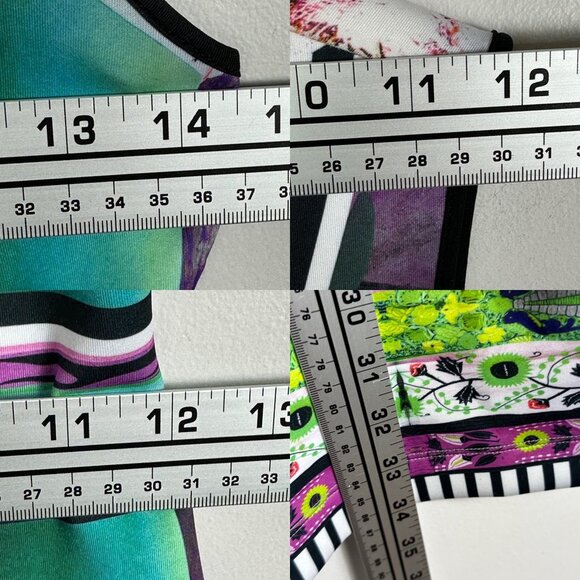 Clover Canyon Bohemian Neoprene Sheath Dress Size XS Floral Stretch USA Made - Picture 7 of 12